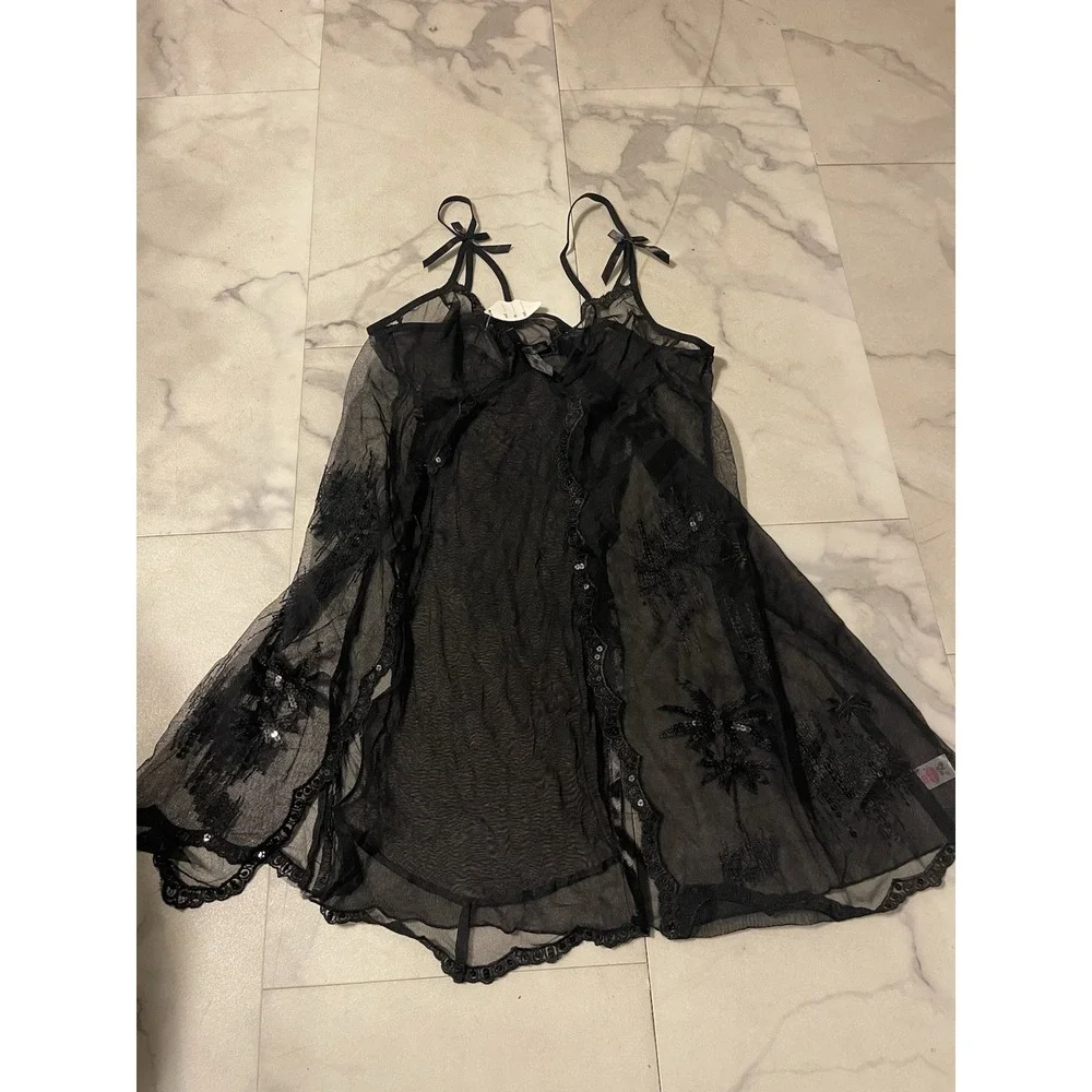 Women's Sexy Lace Lingerie Nightwear Undersuit Babydoll XL‎ Sleepwear G0162